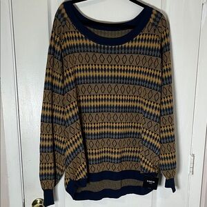 SHEIN Geometric Patterned Sweater